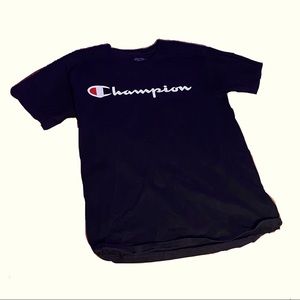 Black champion shirt